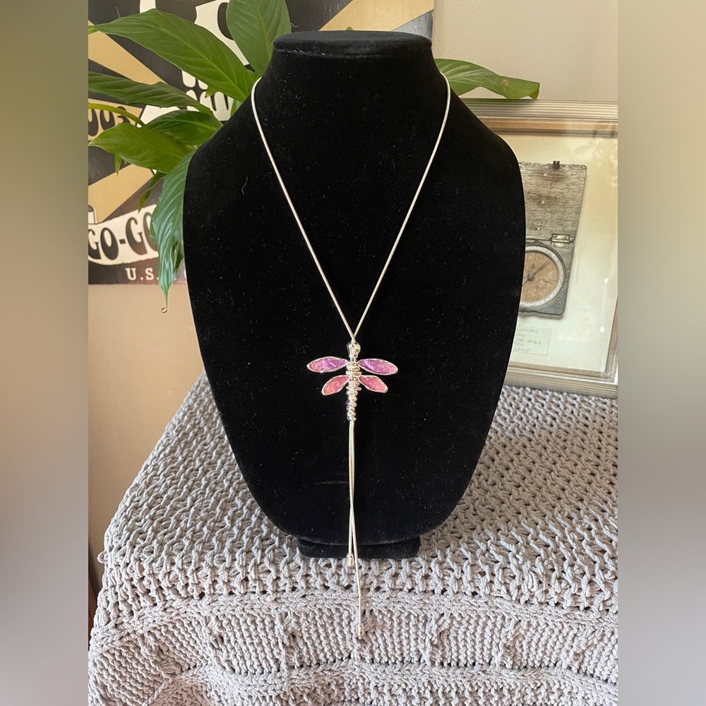 Super-adjustable Dragonfly Necklace.
